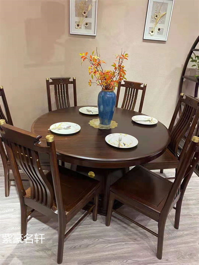 紫豪名軒家具“素章”新中式紅翅木家具展廳實拍