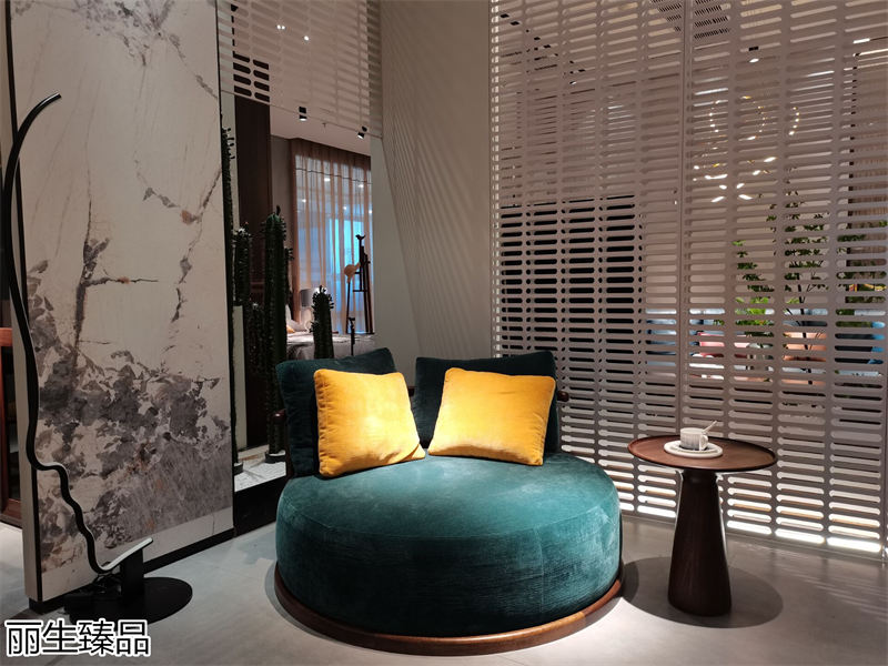 麗生緣&middot;麗生臻品意式輕奢風格烏絲楠木家具展廳實拍