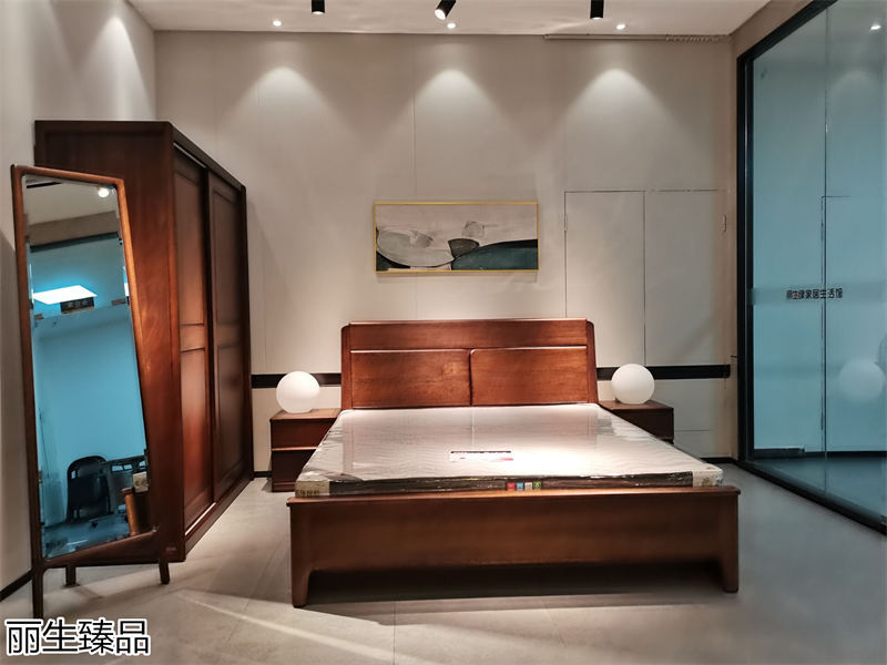 麗生緣&middot;麗生臻品意式輕奢風格烏絲楠木家具展廳實拍