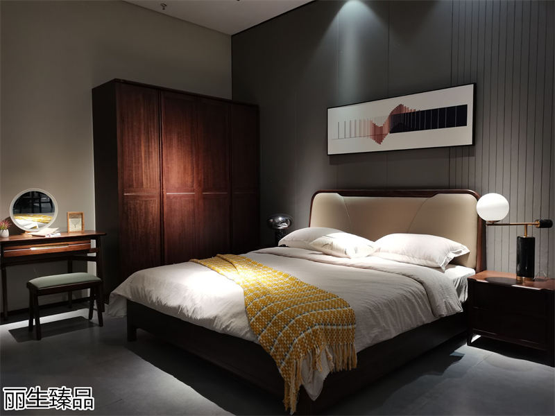 麗生緣&middot;麗生臻品意式輕奢風格烏絲楠木家具展廳實拍