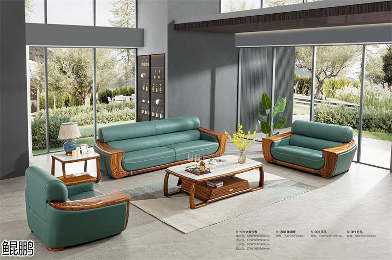 鯤鵬現(xiàn)代中式簡(jiǎn)約輕奢風(fēng)格大烏金木家具