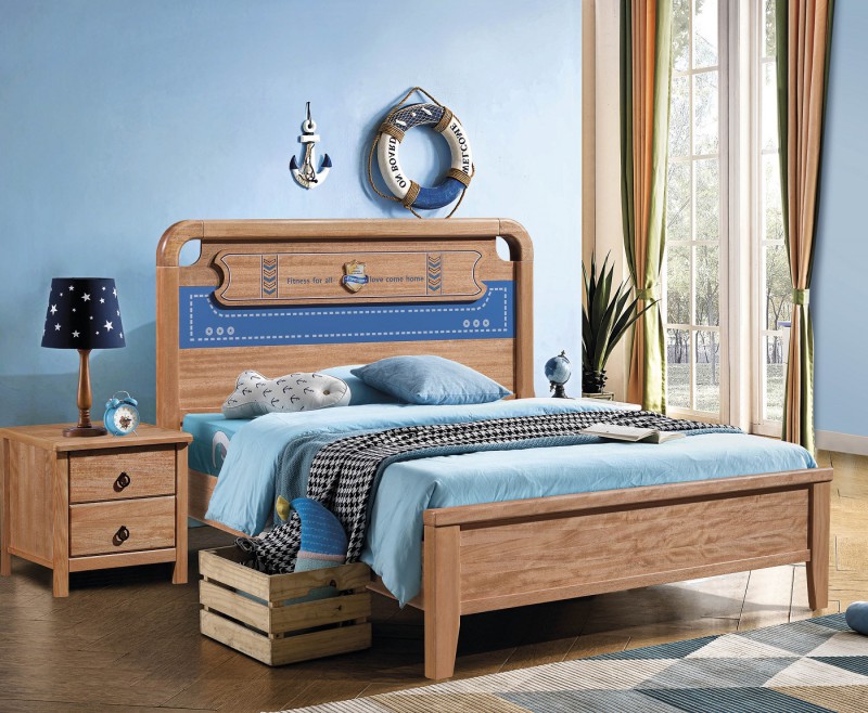 朵兒樂園青少年兒童金絲檀木家具：床021#