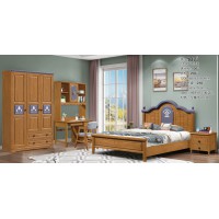 朵兒樂(lè)園青少年兒童實(shí)木家具：床107#