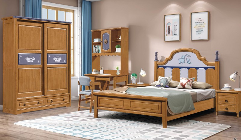 朵兒樂園青少年兒童實(shí)木家具：床113#