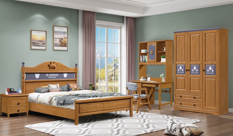 朵兒樂園青少年兒童實(shí)木家具：床102#