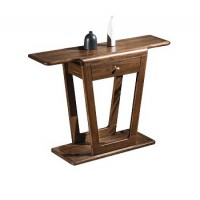 木來客現代輕奢極簡黑胡桃木家具：8U08#玄關