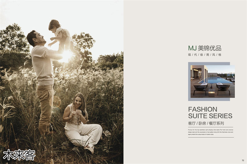 喻皓天成 木來客現(xiàn)代輕奢極簡(jiǎn)黑胡桃家具