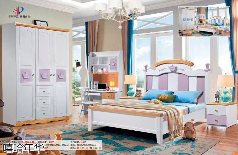 嘻哈年華青少年兒童實木套房