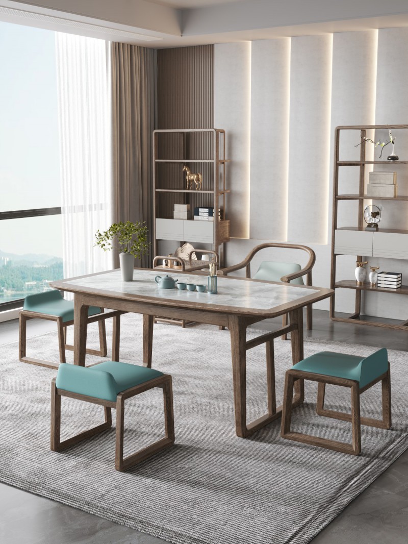 匠者白蠟?zāi)鞠盗屑揖撸篔D-630茶臺(tái)胡桃色