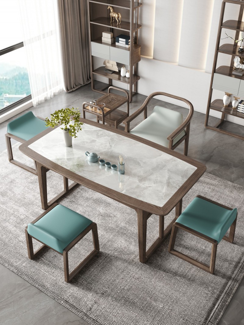 匠者白蠟?zāi)鞠盗屑揖撸篔D-630茶臺(tái)胡桃色