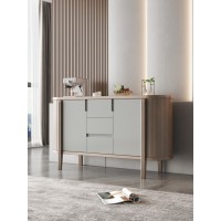 匠者白蠟木系列家具：JD-626餐邊柜胡桃色