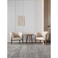 匠者白蠟木系列家具：JD-625休閑椅胡桃色