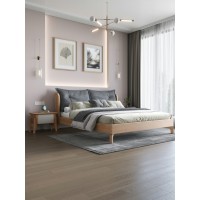 匠者白蠟木系列家具：JD-608床原木色