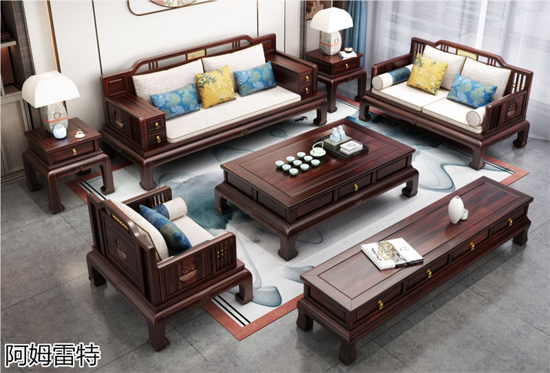 阿姆雷特金絲檀木新中式家具