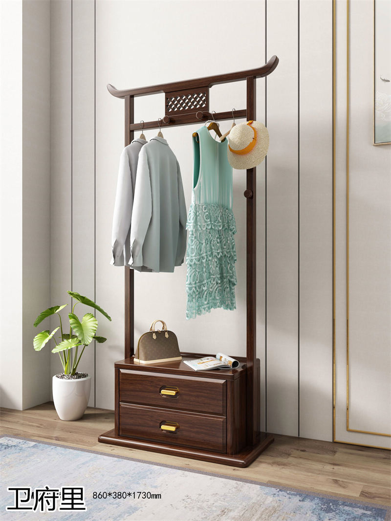 衛府里南美黑檀木新中式套房家具