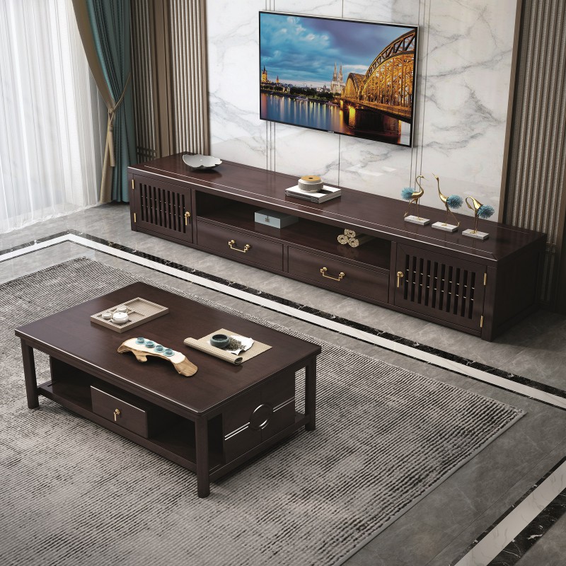 瑞聯新中式家具：1816#電視柜、806#茶幾