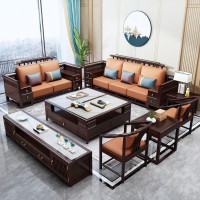 瑞聯新中式家具：806#厚墊高靠沙發