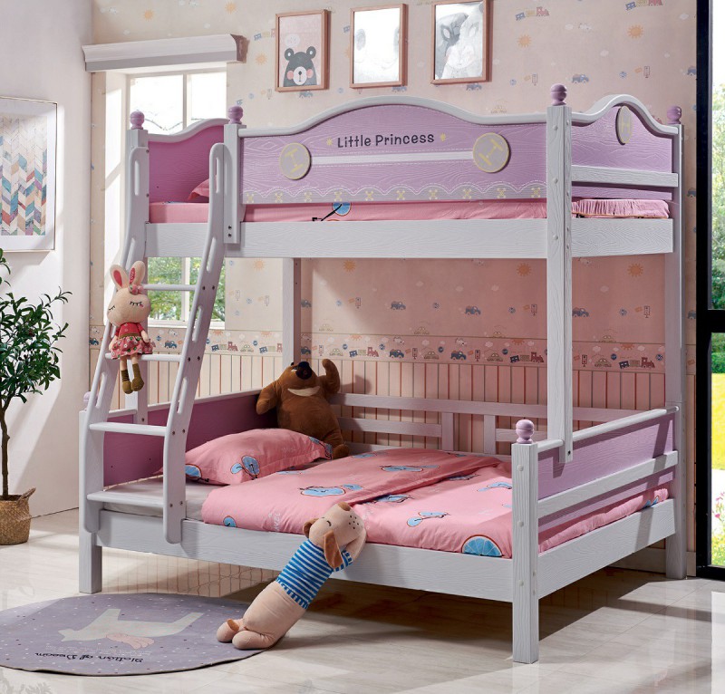 青少年兒童實(shí)木子母床918#