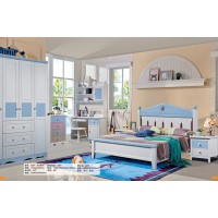 嘻哈年華青少年兒童實木床505#（革命精神）