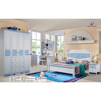 嘻哈年華青少年兒童實木床525#（三角函數）