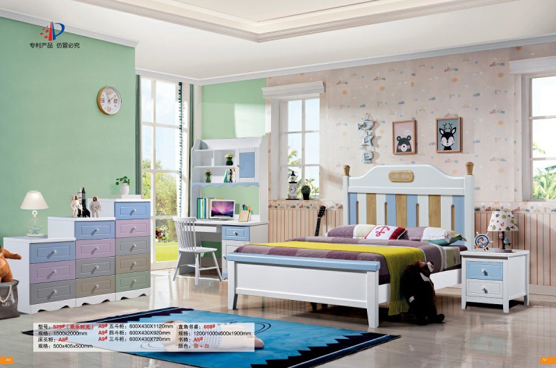 青少年兒童實(shí)木床529#（歡樂(lè)時(shí)光）