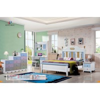 嘻哈年華青少年兒童實木床529#（歡樂時光）