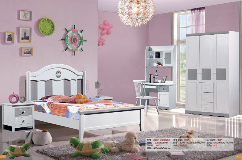 青少年兒童實(shí)木床8007#（勞動(dòng)光榮）