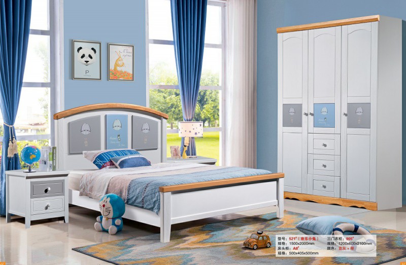 青少年兒童實木床521#（歡樂小兔）