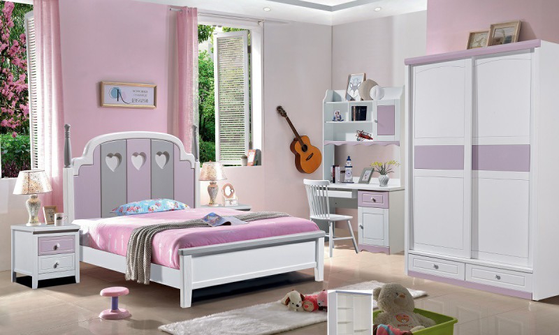 青少年兒童實(shí)木床527#（小愛心）