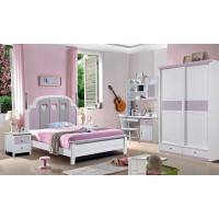 嘻哈年華青少年兒童實木床527#（小愛心）