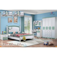 嘻哈年華青少年兒童實(shí)木床536#（藍(lán)天白云）