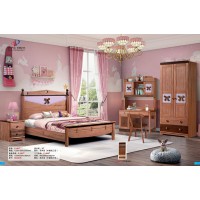 嘻哈年華青少年兒童金絲檀木木蠟油工藝床C-087#