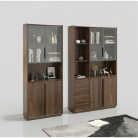 天倫雅樂現代極簡南美黑胡桃木家具：SG101兩門書柜、三門書柜