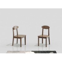 天倫雅樂現代極簡南美黑胡桃木家具：CY102餐椅