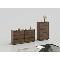 天倫雅樂現代極簡南美黑胡桃木家具：HG101五斗柜、HG101六斗柜