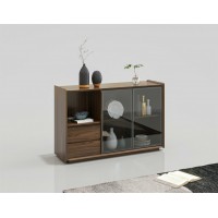 天倫雅樂現代極簡南美黑胡桃木家具：HG101-B餐邊柜