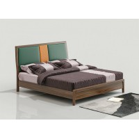 天倫雅樂現代極簡南美黑胡桃木家具：BD106床