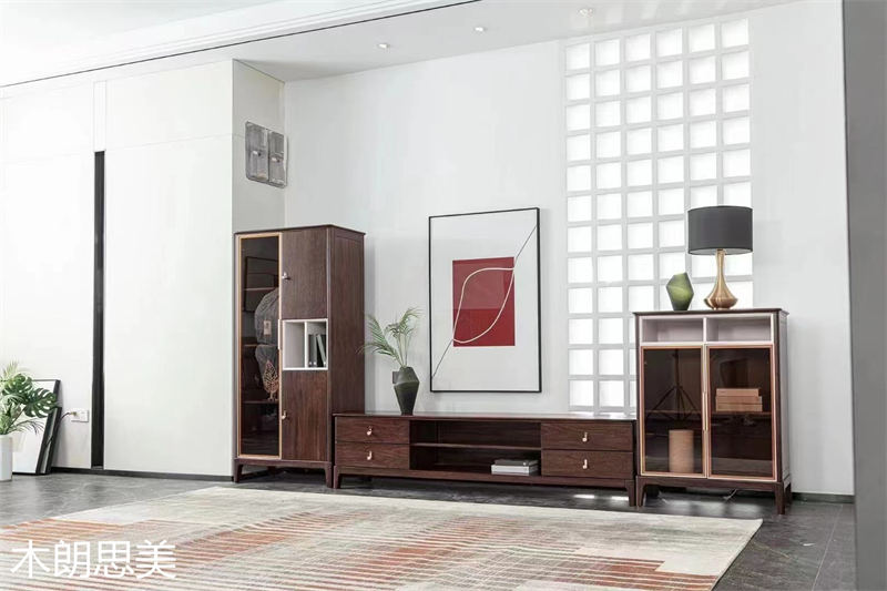 現(xiàn)慕家居 木朗思美 輕奢新中式黑檀木(烏金木)家具展廳實(shí)拍