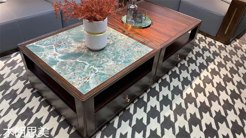 現(xiàn)慕家居 木朗思美 輕奢新中式黑檀木(烏金木)家具展廳實(shí)拍