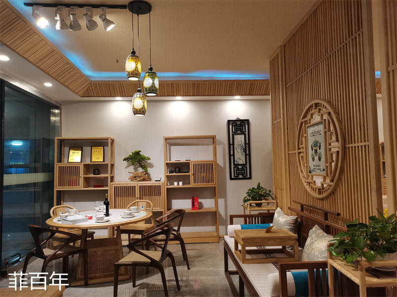 菲百年 新中式禪意風格瓷木藝術家具