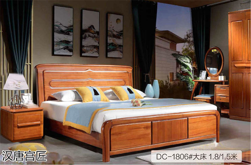 漢唐宮匠 金絲柚木套房家具