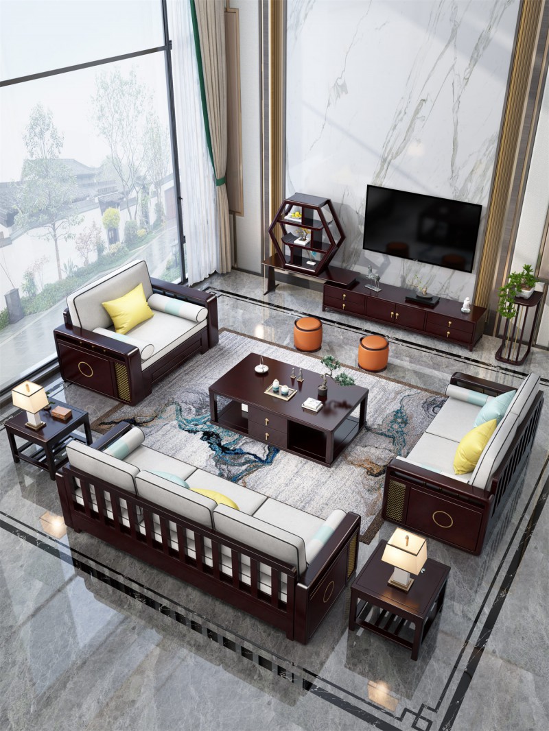 阿姆雷特新中式985沙發(fā)