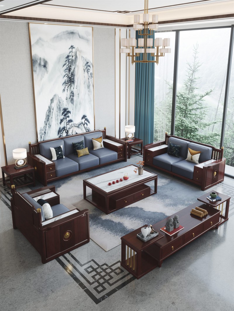 阿姆雷特新中式908沙發(fā)