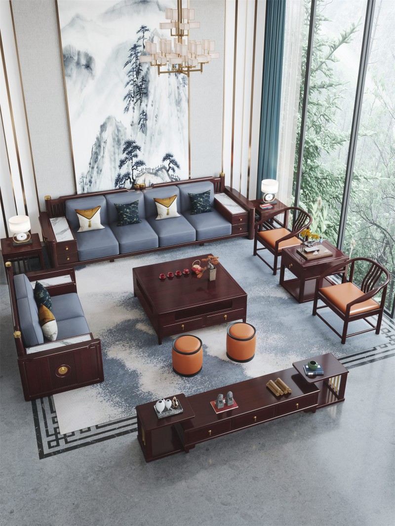 阿姆雷特新中式908沙發(fā)