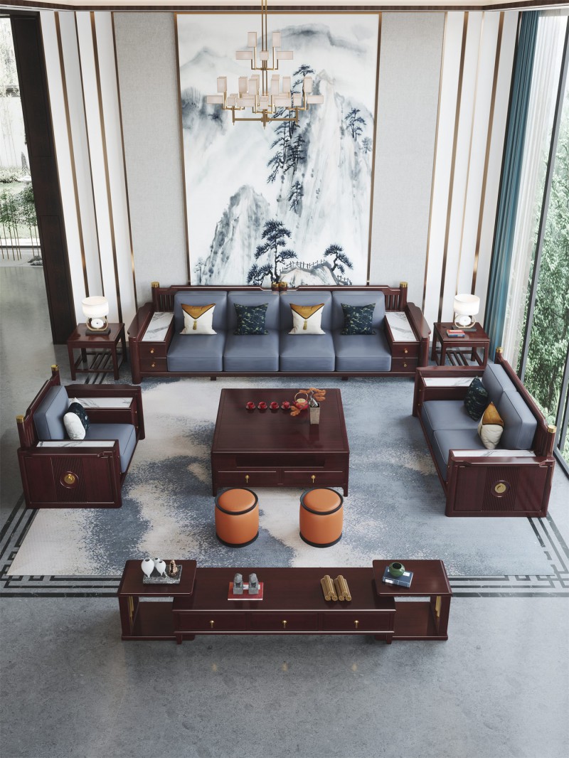 阿姆雷特新中式908沙發(fā)