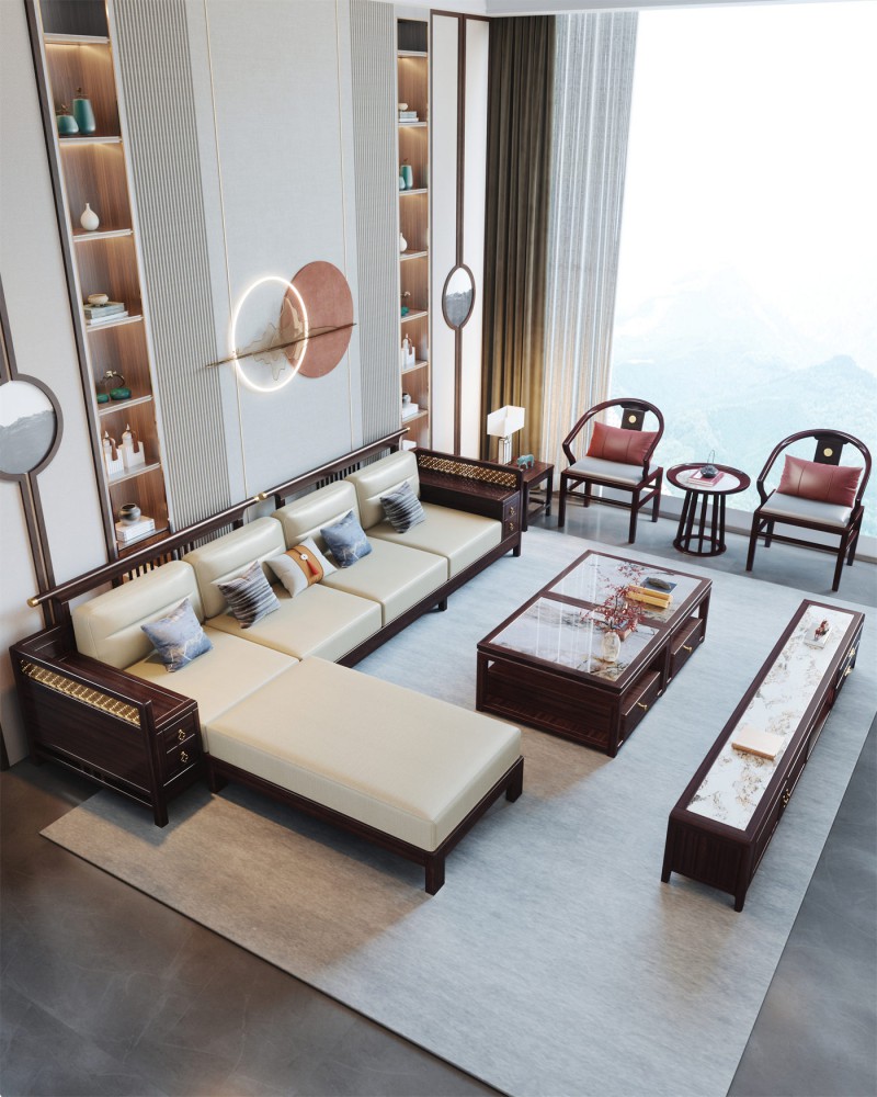 阿姆雷特新中式602沙發