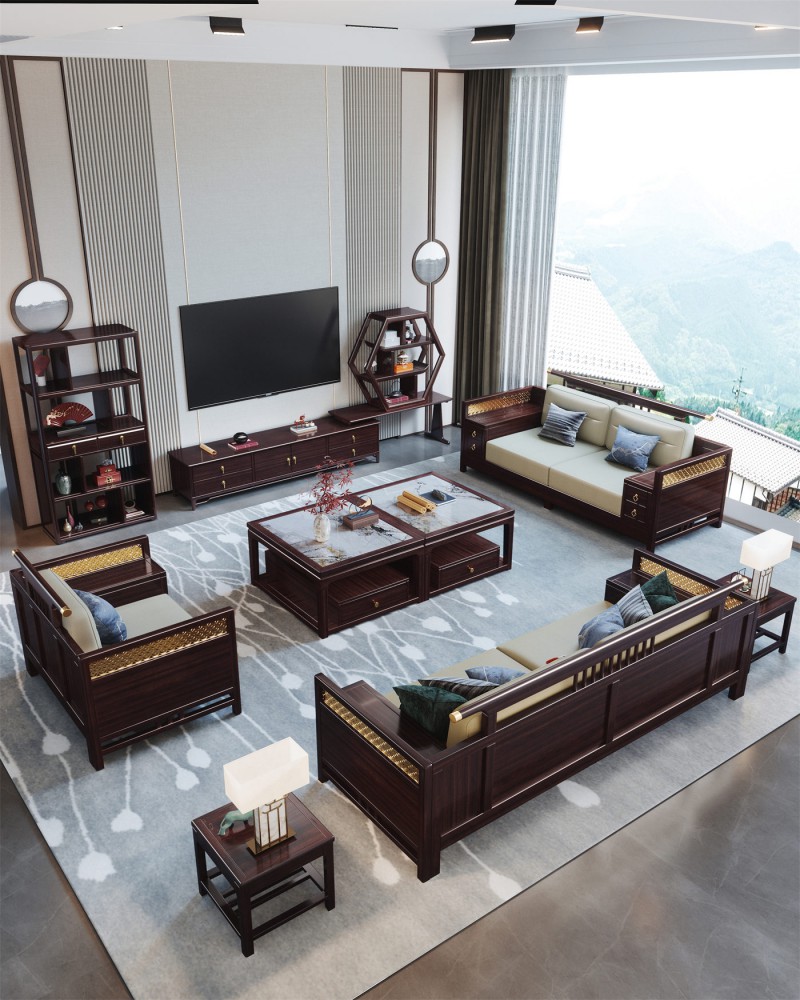 阿姆雷特新中式602沙發