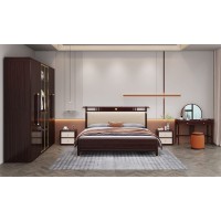 阿姆雷特新中式金絲檀木HT60床