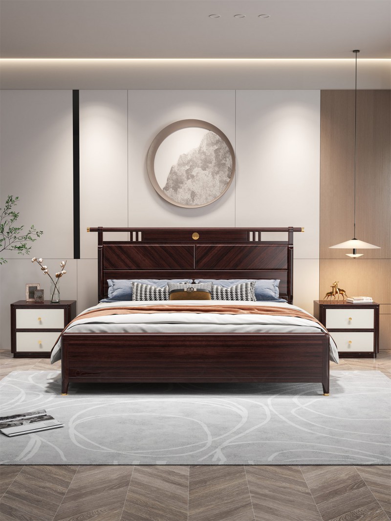 阿姆雷特新中式金絲檀木HT60A床