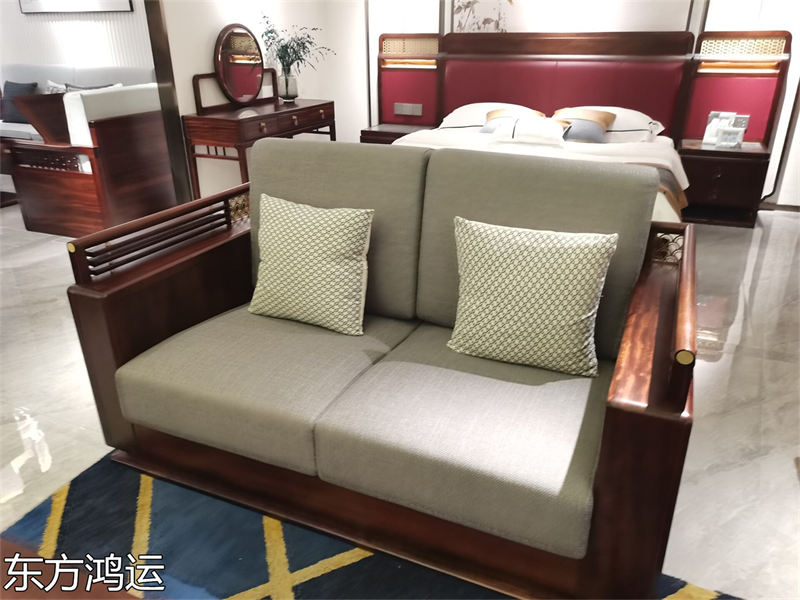 品橡家具 盧西彼海 東方鴻運國潮新中式烏金木家具展廳實拍